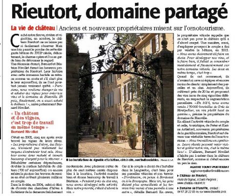 Midi Libre article Blanville