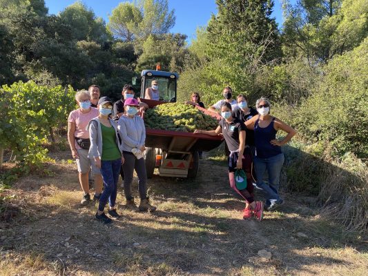 Equipe Blanville aux vendanges 2020